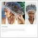 thumbnail image 5 of Gorros de ducha impermeables, gorro de peluquería, gorros de baño para cabello largo, gorro de ducha unisex., 5 of 5