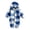01-Blue, variant on Atogsazn Newborn Baby Girls Fleece Plaid Jumpsuit Toddler Boys Button Sherpa Long Sleeve Romper Winter Warm Clothes Red 9-12 Months Fashion