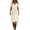 Beige Dress, variant on Miluxas Women's Short Sleeve Midi Dress Solid V Neck Business Casual Dress with Pockets Lighweight Summer Trendy Outfits for Daily & Vacation Purple