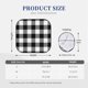 thumbnail image 3 of Fotbe White And Black Plaid Juego de 2 Piezas de Parasoles para Parabrisas | Bloqueador Solar para Auto | Accesorios Plegables para Protección Solar Interior-Medium, 3 of 6