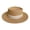 Khaki, variant on jiaxiM Straw Fedora Hats for Men Women Lightweight Straw Panama Sun Hat Wide Brim French Style for Beach Outdoor Wear
