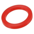 thumbnail image 1 of Unique Bargains 2' DN50 Silicone Rubber Flat Washer Quick Connector Gasket Red, 1 of 5