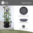 thumbnail image 4 of The HC Companies Classic 12 Inch Round Plant Pot Saucer Drip Tray, Warm Grey, 4 of 5