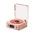 thumbnail image 1 of Wmool Lecteur Vinyle Étooth The Waves, Lecteur de Disques Vinyles etooth Speaker, 1 of 9