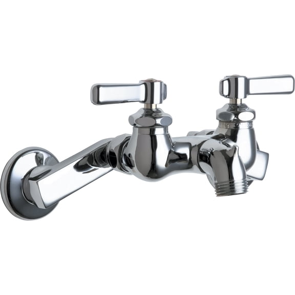 Chicago Faucets 305 Wall Mounted Service Sink Faucet - Chrome