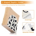 thumbnail image 3 of Ryvnso Acrylic Napkin Holder Table Kitchen Paper Tissue Organization 1 Pack Cat Pattern, 3 of 7