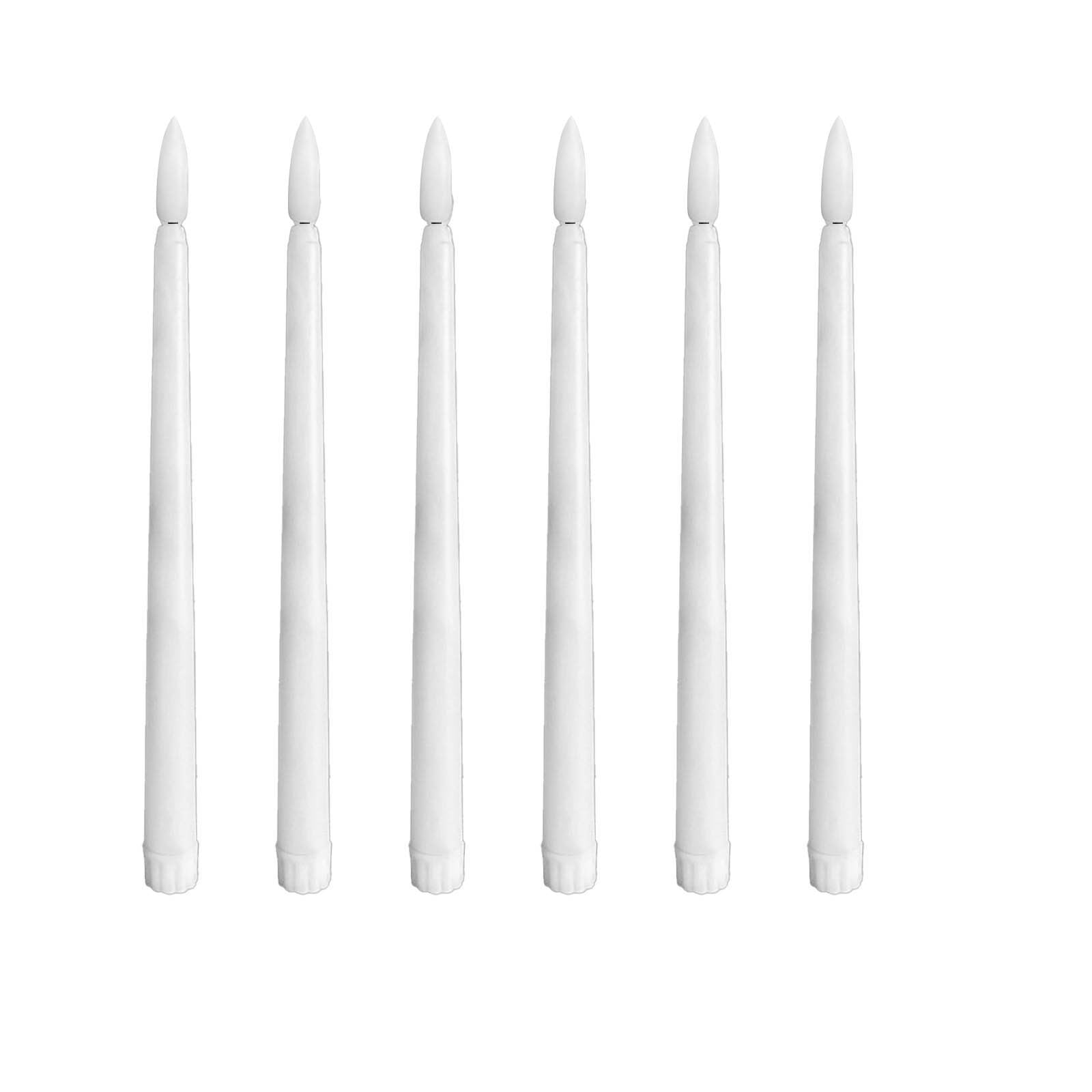 Premium Hand Made Candle Set Of 4 For Advent Rings And Valentine's Day Waterproof Flameless Candles, Resin Plastic, Indoor Outdoor Use for Gifts