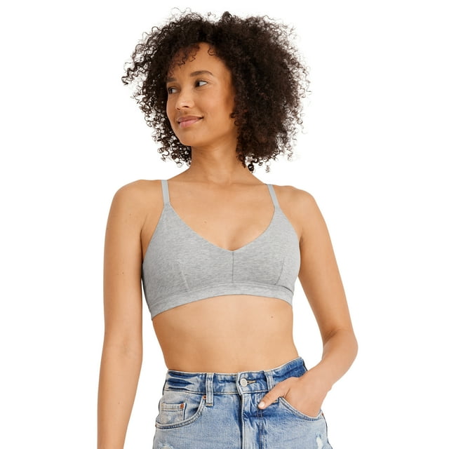 Jockey Soutien-Gorge Léger Triangle Extensible en Coton Biologique pour Femmes