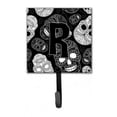 thumbnail image 1 of Carolines Treasures CJ2008-RSH4 Letter R Day Of The Dead Skulls Black Leash & Key Holder, 1 of 1