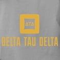 thumbnail image 3 of CafePress - Delta Tau Delta Gold Stacked Signature T Shirt - Womens Comfort Colors® Shirt, 3 of 4