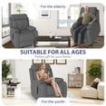 thumbnail image 4 of Power Lift Chair Recliner for Elderly with Remote Control,Electric Reclining Sofa,Fabric Power Recliner for Living Room, 4 of 5