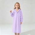 thumbnail image 2 of Bigetiay Girls Long Raincoat Outdoor Adventures Hooded Rainwear Travel Thick Full Shield Extended Length, Size 2-14 Years, 2 of 3