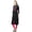 Black, variant on Womens Rayon Straight Tunic Kurta Open Front Kurti Mandarin Collar Indian Top