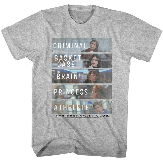 Breakfast Club Bf Club T-Shirt Adulte Gris Chiné S