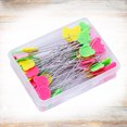 thumbnail image 6 of KAKOWELY Sewing Pins Assorted Color Flat Bear Head Marking Crafting 50Pcs 2.7x1.9x0.8in, 6 of 8