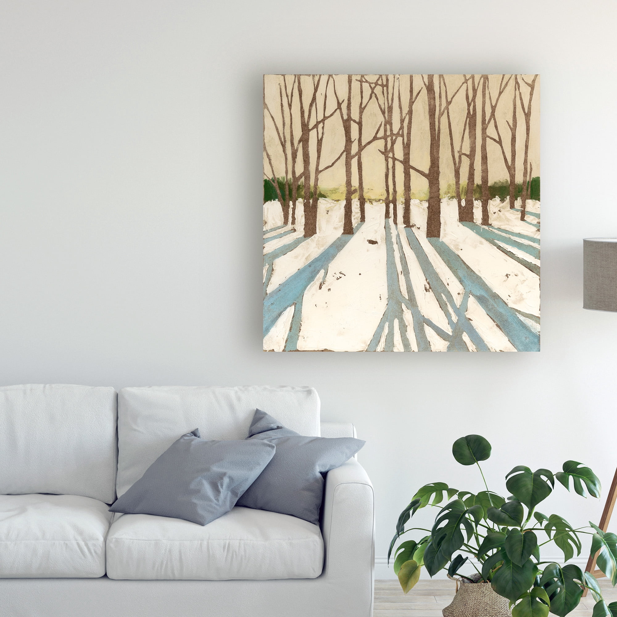 Trademark Fine Art 'Winter Shadows II' Canvas Art by Megan Meagher