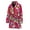 227, variant on Sugar Skull Pattern Women Bathrobe One Size Univeral Fits, Skull Lover Gifts Fashion Lightweight Plush Fleece Long Robe For Women