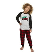 Unisex Toddler Red Truck Pajama Set