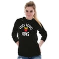 thumbnail image 3 of Fries Before Guys Girl Squad Food BFF Women Plus Size Long Sleeve Graphic Tee Brisco Brands 2X, 3 of 5