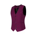 thumbnail image 1 of Men's V-neck Suit Vest Cotton Slim Four Seasons Vest, 1 of 2