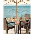 thumbnail image 3 of Hokiten Outdoor Tablecloths with Umbrella Hole & Zipper, Spring Yellow Daisy 60x60 Inch Square Tablecloths, Floral Leaves Retro Country Rustic Waterproof Table Cloth, Patio/Pool/Picnic Table Covers, 3 of 7