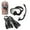 Black, variant on Reef Tourer Adult Single-Window Mask, Snorkel and Fin Set with Travel Bag, Blue, Medium (4-9)