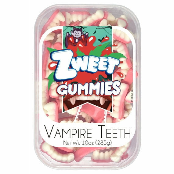 Gummy Vampire Teeth Zweet 10 oz