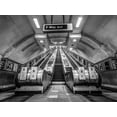 thumbnail image 2 of Frank, Assaf 14x11 Black Ornate Wood Framed with Double Matting Museum Art Print Titled - Escalators-London Underground, 2 of 4