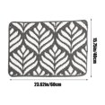 thumbnail image 4 of Tapete antideslizante absorbente de agua con forma de hoja para baño, entrada y puerta. Suave y de secado más fácil., 4 of 7