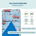 thumbnail image 2 of Wildkin Velour Nap Mat for Toddler Boys and Girls (Firefighters), 2 of 8