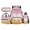 Pink Ice Cream, variant on Yuyamidu Red Baseball Kids Backpack 4Pcs Set for Boys Girls 6-12 Years, Elementary School Rucksack with Lunch Bag Pencil Case Water Bottle Bag Back to School Supplies