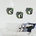 thumbnail image 5 of Unique A To Z Last Name Year Round Front Door Wreath Farmhouse Wreath Creative 26 Letter Farmhouse Wreath For Front Door, 5 of 11