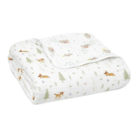 Aden + Anais Disney Essentials Couverture en Mousseline de Coton - Forêt de Bambi