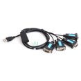 thumbnail image 3 of Adaptador Btafrte PL2303 Chipset 4 puertos USB a RS-232 9-Pin DB9 Serial Cable A, 3 of 9