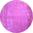 thumbnail image 1 of Ahgly Company Indoor Round Abstract Purple Contemporary Area Rugs, 8' Round, 1 of 4