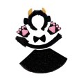 thumbnail image 1 of Conjunto de orejas y cola de vaca, lindos accesorios de disfraz para niñas y niños, diadema para las fiestas 5 piezas, 1 of 9