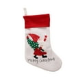 thumbnail image 2 of Christmas Stocking with Lanyard Decorations Indoor, Gift Present Stocking Xmas Pendent Festival Accessories Fireplace Room Home Holiday Decoration, 11" x 7.5", 2 of 3