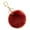 Red1, variant on 1 Pcs Metal Key Pendant,Colorful Keychains, Fluffy Ball Bag Keychain,Faux Fur Keyring Christmas Party Gifts,Backpack Charms Accessory for Women,for Handbag Tote Bag Pendant Purse(Blue1)