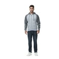 thumbnail image 5 of Weilanxin Men's Color Block Pullover Fleece Hoodie Casual Hooded Sweatshirts Tops Full Zip Jacket with Pocket Athletic Hoodies For Men Dark Grey Contrast Light Grey L, 5 of 10