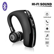 Bluetooth Headphone, Handsfree Call Earpiece Wireless Noise Cancelling Earphone with Mic 18-Hr Playing Time for Business/Office/Driving
