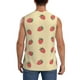 thumbnail image 4 of Fotbe Strawberries Men's Camiseta sin Mangas Estampada para Hombres, Playera Casual para Gimnasio, Entrenamiento, Playa-Large, 4 of 7