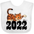 thumbnail image 3 of Inktastic 2022 Year of the Tiger Boys or Girls Baby Bib, 3 of 4