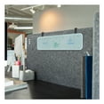 thumbnail image 2 of U Brands Cubicle Glass Dry Erase Undated One Week Calendar Board 20 x 5.5 White 3688U00-01, 2 of 6