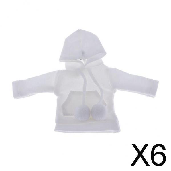 Ropa con Capucha para Muñeca Baoblaze 12 Pulgadas 6 Piezas