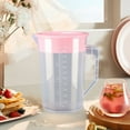 thumbnail image 4 of 2 Liter 68 oz Pitcher with Lid and Spout, Heat Resistance Waters Jug, Infusion Pitcher with Handle and Measure Line, Heavy Duty Container for Hot, Cold, Water, Juices, Milk, Tea, Coffee, 4 of 6