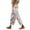 Pink, variant on YUANGUANST Women's Wide Leg Pants Women's Spring And Summer Casual 3D Printed Back Pocket Cotton And Linen Pants Office Slacks