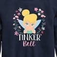 thumbnail image 3 of Tinker Bell - Tinker Bell Floral - Toddler And Youth Crewneck Fleece Sweatshirt, 3 of 5
