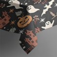 thumbnail image 5 of Vintage Halloween Scene Pattern Square Tablecloth,Waterproof Square Table Cover,Wipeable Spillproof Washable Table Cover for Home Kitchen Party Decor 42"X42"(107x107cm), 5 of 6