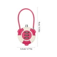 thumbnail image 2 of Wire Lock Cable Cabinet Lock 3-digit Combination Padlock Drawer Security Lock, 2 of 5