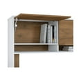 thumbnail image 4 of BBF Jamestown - Desk hutch - white, fresh walnut, 4 of 4